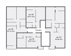 Секция Б - 5 етаж (дадените квадратури за без общи части)